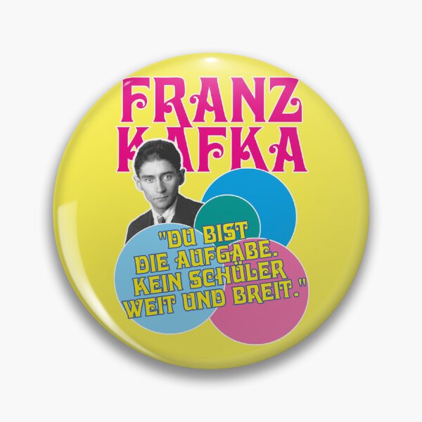 Item preview, Franz Kafka, quote, student designed and sold by Mauswohn.
