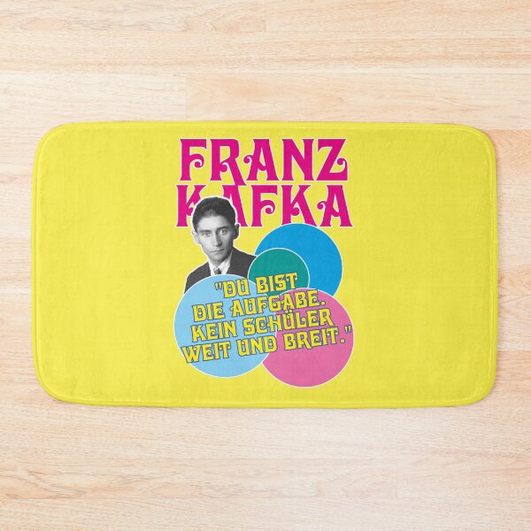 Item preview, Franz Kafka, quote, student designed and sold by Mauswohn.