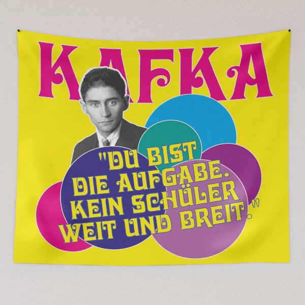 Item preview, Franz Kafka, quote, student designed and sold by Mauswohn.