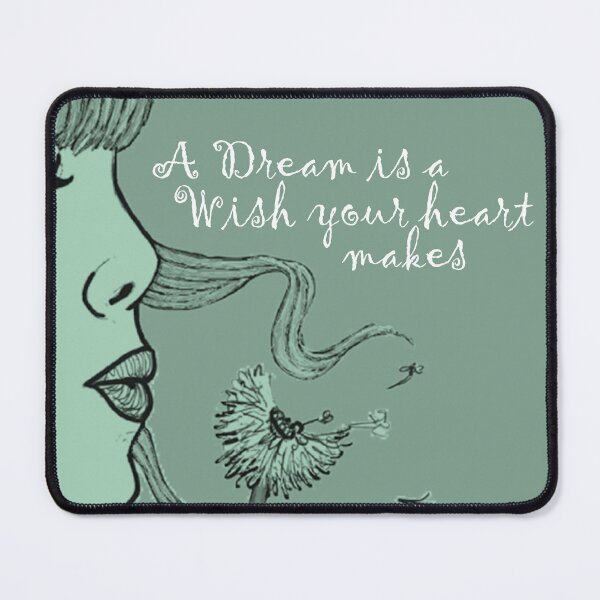 Item preview, A Dream is a Wish - Greedy Weed Teal designed and sold by MyBottomShelf.