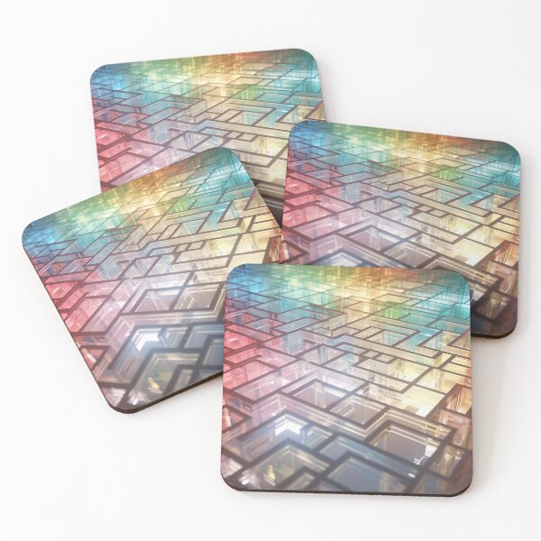 Item preview, multicolored maze designed and sold by EdicionesJML.