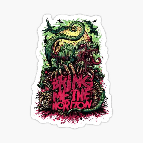 Bring Me The Horizon Sticker Pack, BMTH Metalcore Alternative Metal Band  Logo
