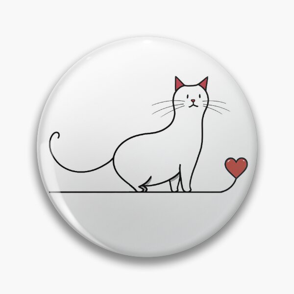 Item preview, Red Ear Cat with Heart designed and sold by Cat & Puppy.