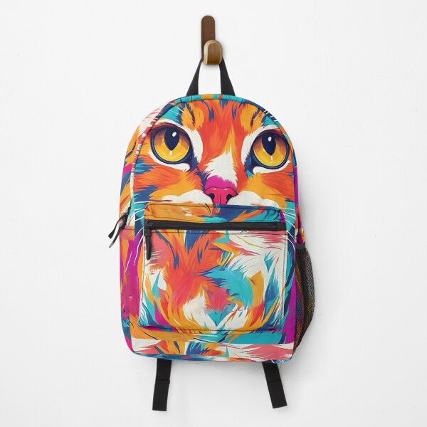 Item preview, Colorful Cat Delight: Vibrant and Colorful Cat Face designed and sold by soumendesigner.