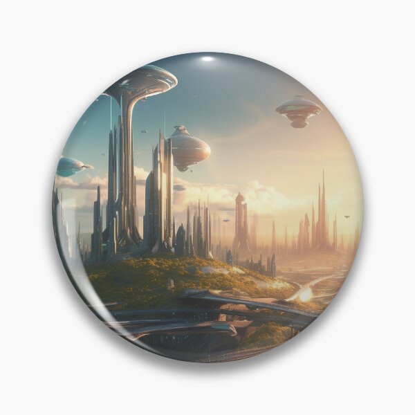 Item preview, futuristic city designed and sold by EdicionesJML.