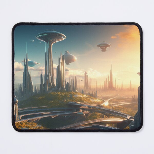 Item preview, futuristic city designed and sold by EdicionesJML.