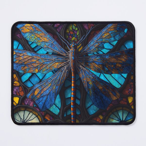 Item preview, Dragonfly Stained Glass Art designed and sold by druidwolfart.