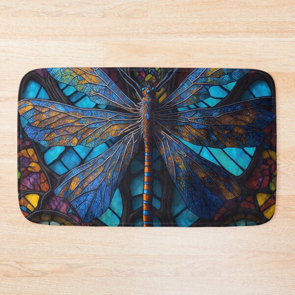 Item preview, Dragonfly Stained Glass Art designed and sold by druidwolfart.