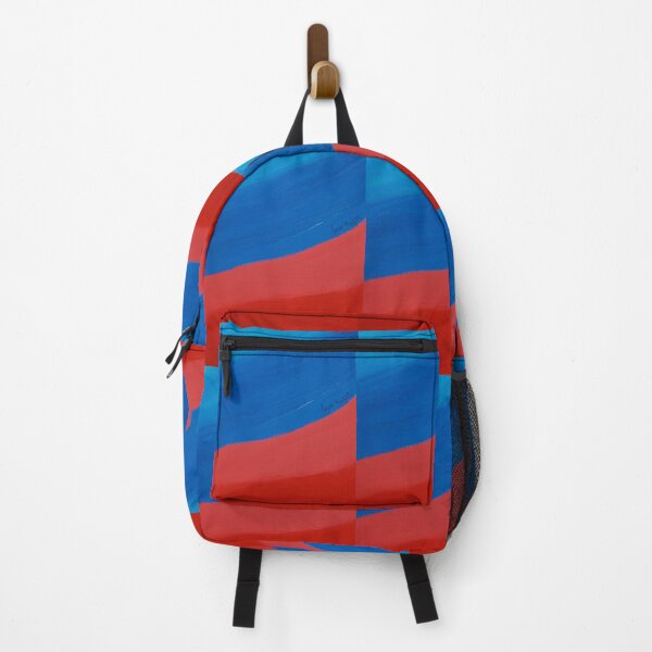 Item preview, Blue and Red Waves designed and sold by JaseArt.