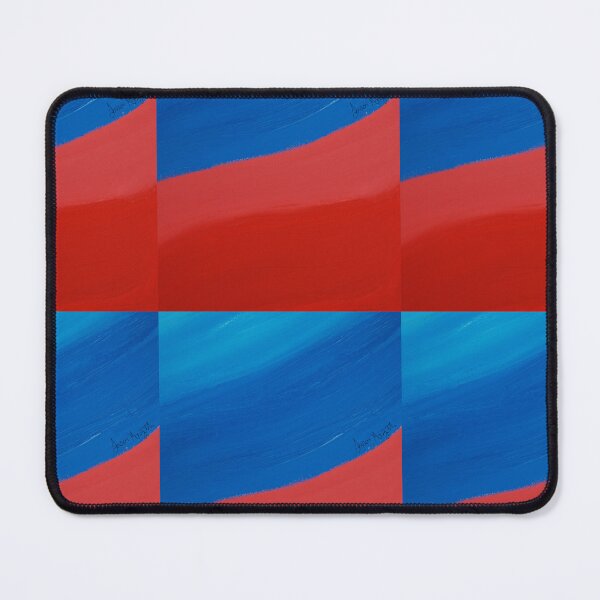 Item preview, Blue and Red Waves designed and sold by JaseArt.