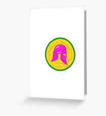 Helmet Collection -Corinthian Helm Greeting Card