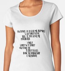 Demi lovato Women's Premium T-Shirt