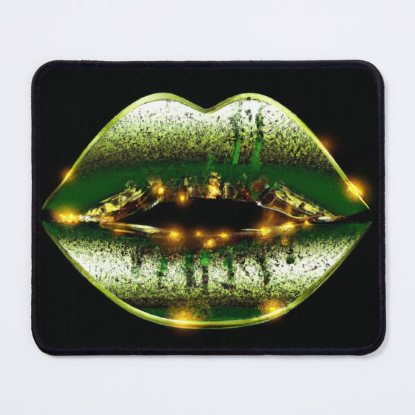 Item preview, posion golden lips 2023 ai art dale e 2 designed and sold by tileartwork.
