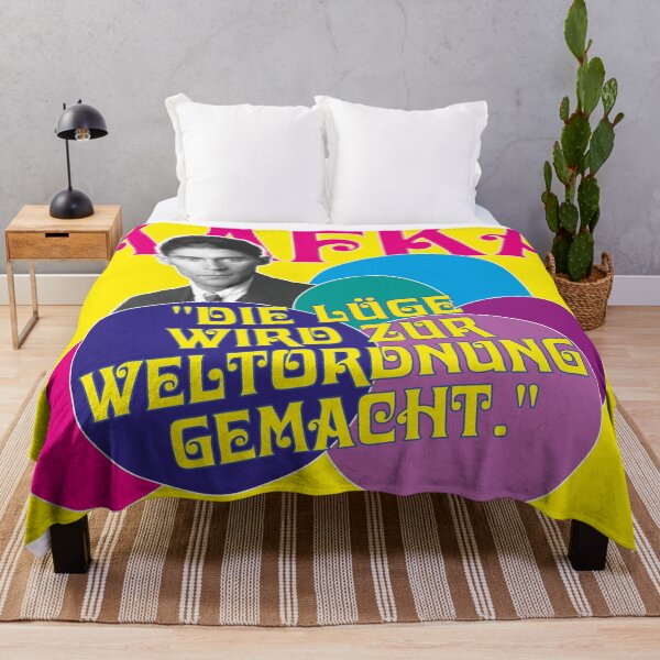 Item preview, Franz Kafka, The lie is made into world order designed and sold by Mauswohn.