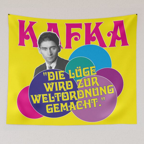 Item preview, Franz Kafka, The lie is made into world order designed and sold by Mauswohn.