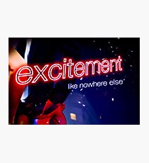 Lámina fotográfica Excitement