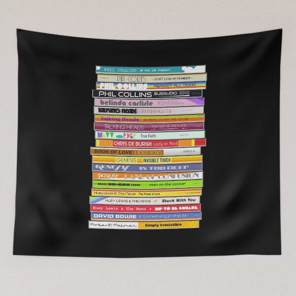 Item preview, The Sounds of the Talking Heads Retro 80s CD Stack Fan Art designed and sold by ClothingBently.