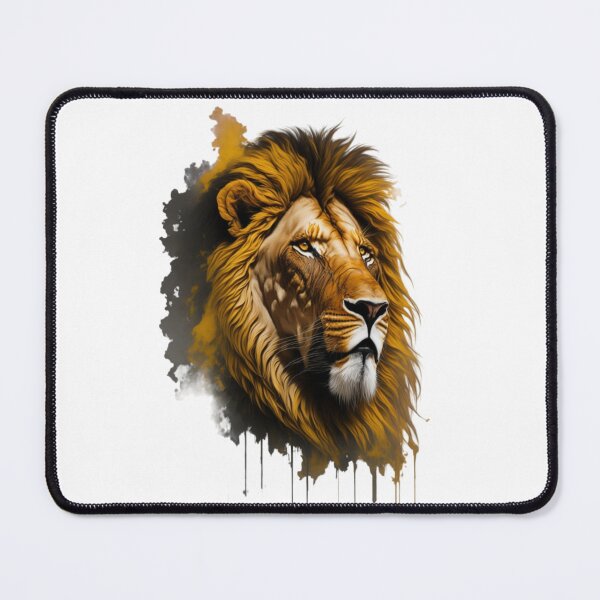 Item preview, Wildlife Canvas Portrait For A Lion designed and sold by WildSpiritPaint.