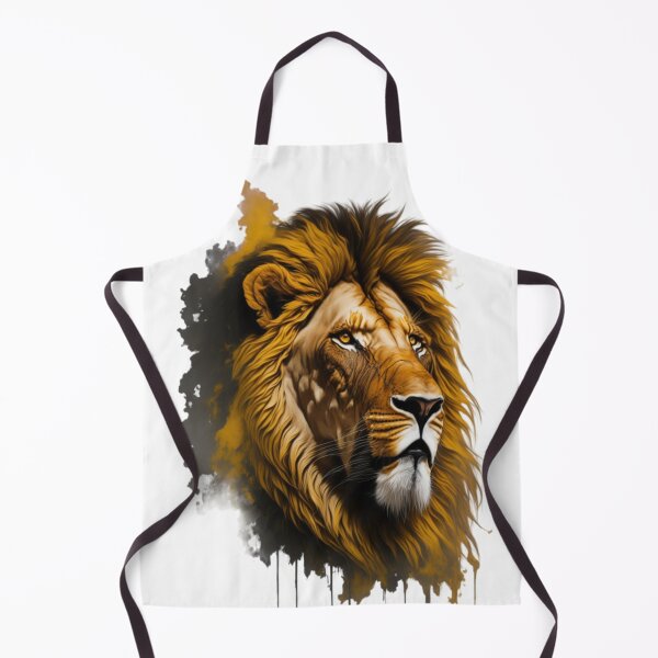 Item preview, Wildlife Canvas Portrait For A Lion designed and sold by WildSpiritPaint.