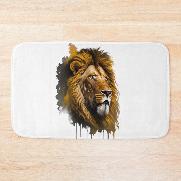 Item preview, Wildlife Canvas Portrait For A Lion designed and sold by WildSpiritPaint.