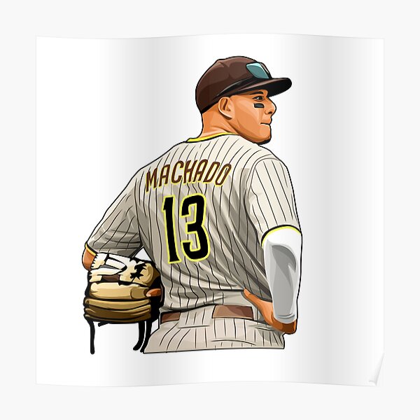 Manny Machado San Diego Padres Baseball Poster Man Cave 