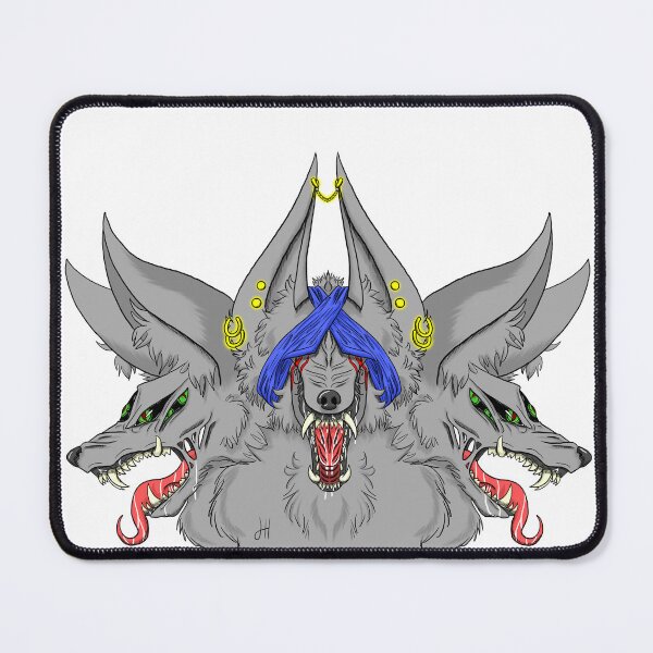Item preview, 3 headed demon dog designed and sold by BlueLunarArt.