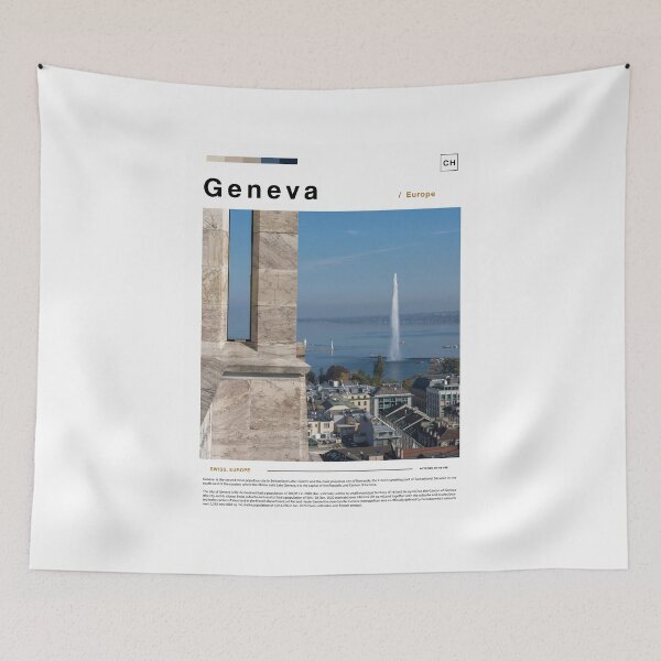 Item preview, Geneva poster landscape designed and sold by paulrommer.