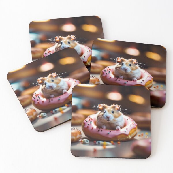Item preview, Hamster in a Donut designed and sold by Reunimage.