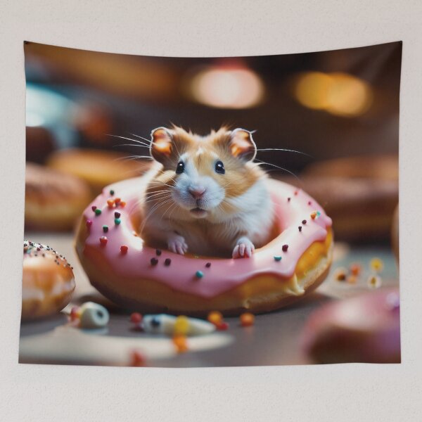 Item preview, Hamster in a Donut designed and sold by Reunimage.