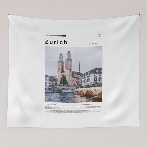 Item preview, Zurich poster landscape designed and sold by paulrommer.