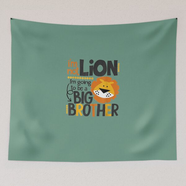 Item preview, I'm Not Lion I'm Going To Be A Big Brother Lion Pregnancy  designed and sold by ShelleyJDooley.