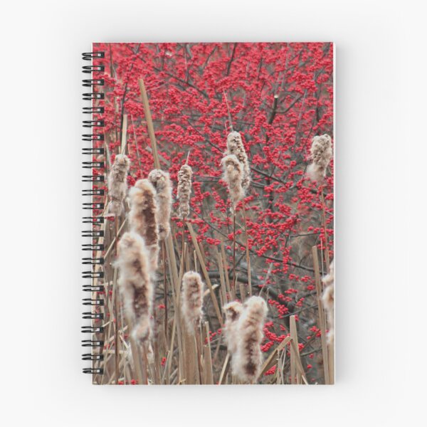 Item preview, Cattails and red berries designed and sold by Linda Crockett.