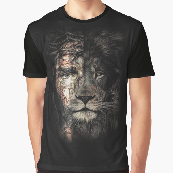 Item preview, Jesus Lion Christian Cross Religion Lover  designed and sold by ShelleyJDooley.
