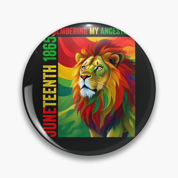Item preview, Juneteenth Lion Remembering My Ancestors  designed and sold by ShelleyJDooley.