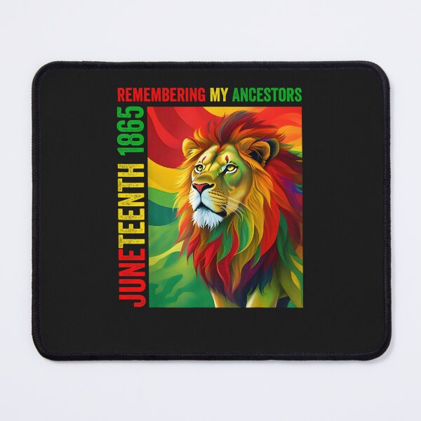 Item preview, Juneteenth Lion Remembering My Ancestors designed and sold by ShelleyJDooley.
