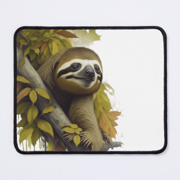 Item preview, Wildlife Canvas Portrait For A Sloth designed and sold by WildSpiritPaint.