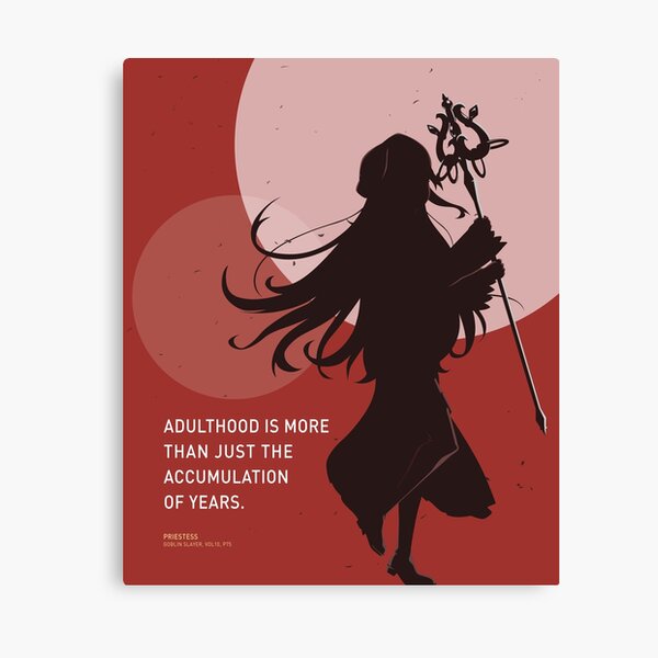 Anime Motivation Goblin Slayer Canvas Print