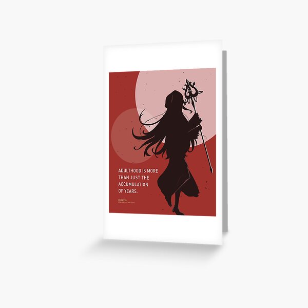 Anime Motivation Goblin Slayer Greeting Card
