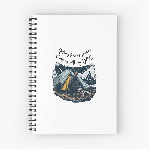 Item preview, Nothing feels as good as good as camping with my dog in adventure designed and sold by Be-Adventurous.