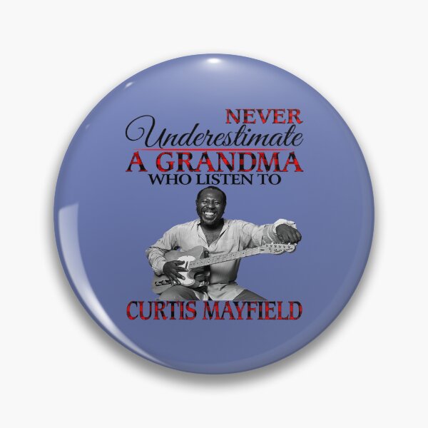 Item preview, Never Underestimate a Grandma who listens to Curtis  designed and sold by EdisonRacine.