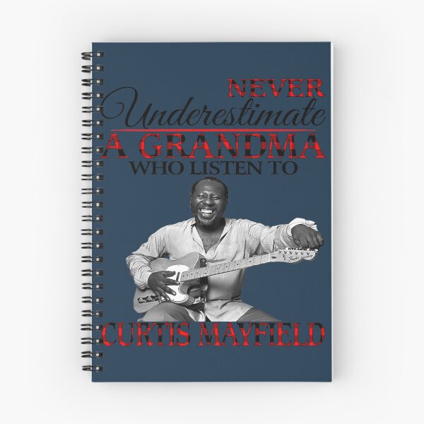Item preview, Never Underestimate a Grandma who listens to Curtis  designed and sold by EdisonRacine.