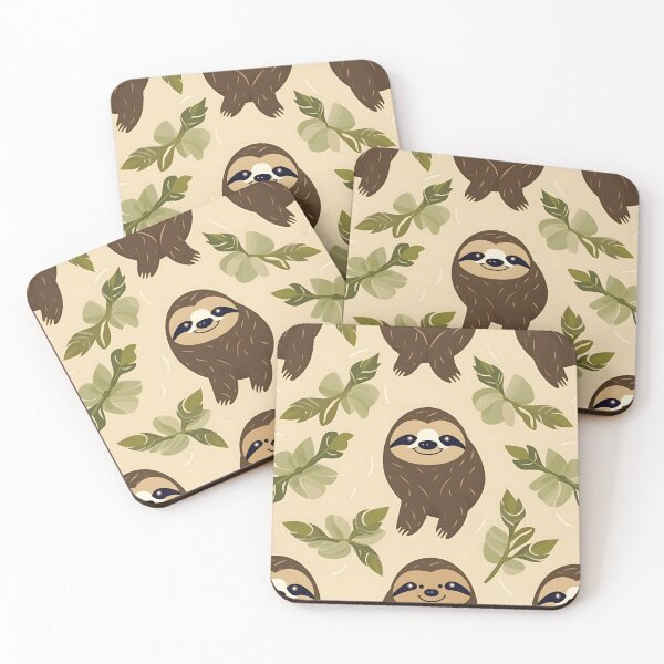 Item preview, Earth Tone Sloth designed and sold by StudioThink.