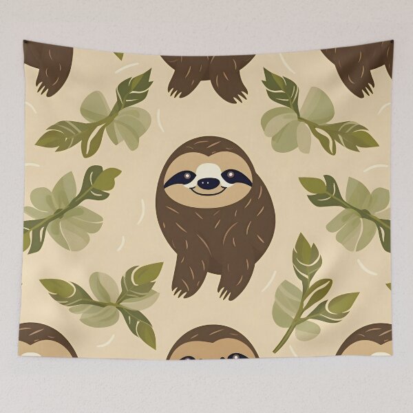 Item preview, Earth Tone Sloth designed and sold by StudioThink.