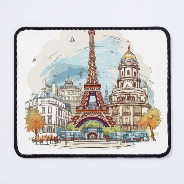 Item preview, Eiffel tower in Paris sketch designed and sold by titur.