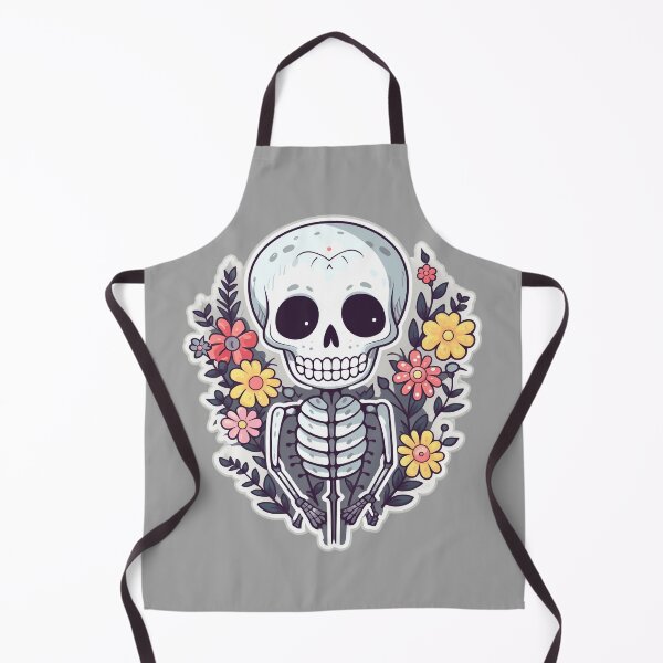 Item preview, Floral skeleton smiling designed and sold by titur.