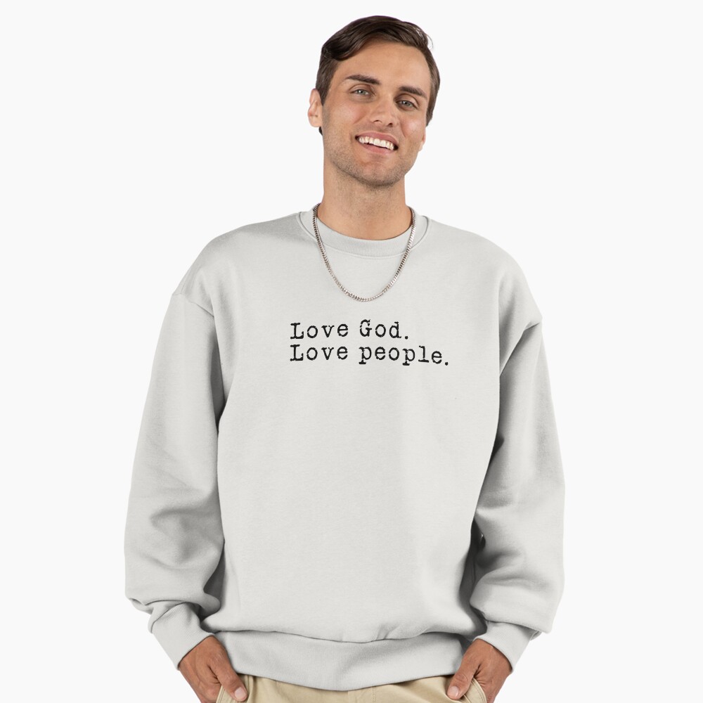 Love God Love People bible verse | Love Your Neighbour | Mark 12 30 Sticker