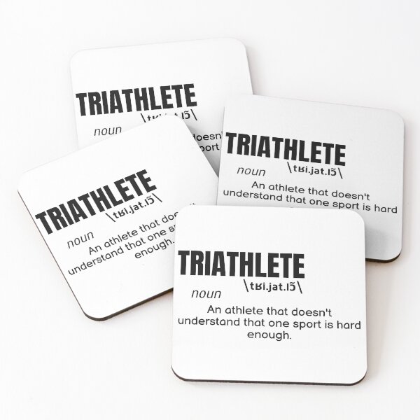 Item preview, Triathlete Definition Quote Funny Athlete designed and sold by diip.