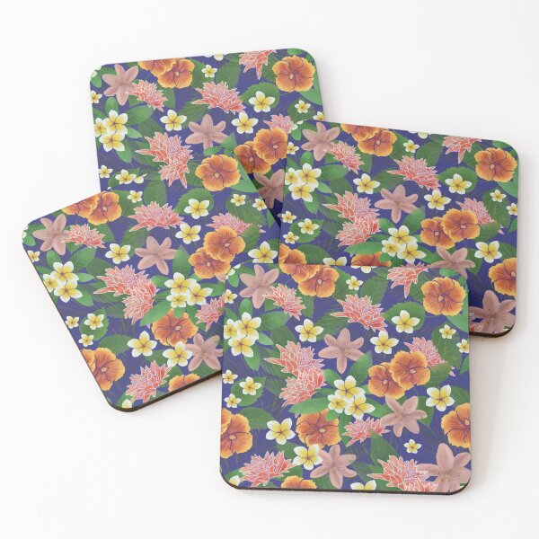 Item preview, Tropical flowers designed and sold by WMossDesigns.