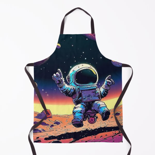 Artikelvorschau, Kleiner lustiger Cartoon-Astronaut, der auf dem Planeten Mars spielt entworfen und verkauft von TomFrontierArt.