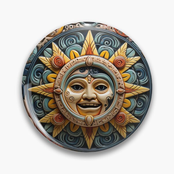 Artikelvorschau, Aztekischer Sonnenkalender – Happy entworfen und verkauft von stevepmp.